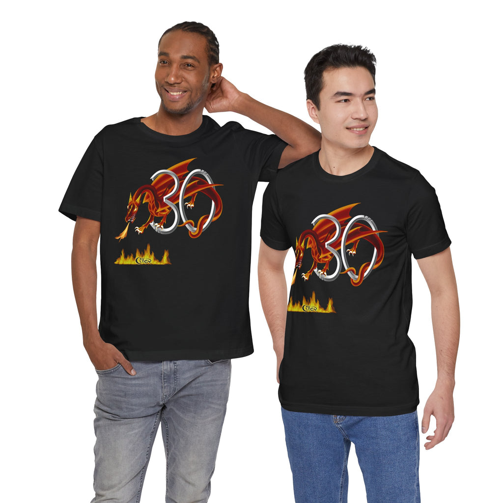 Fire Dragon 30 Graphic T‑Shirt