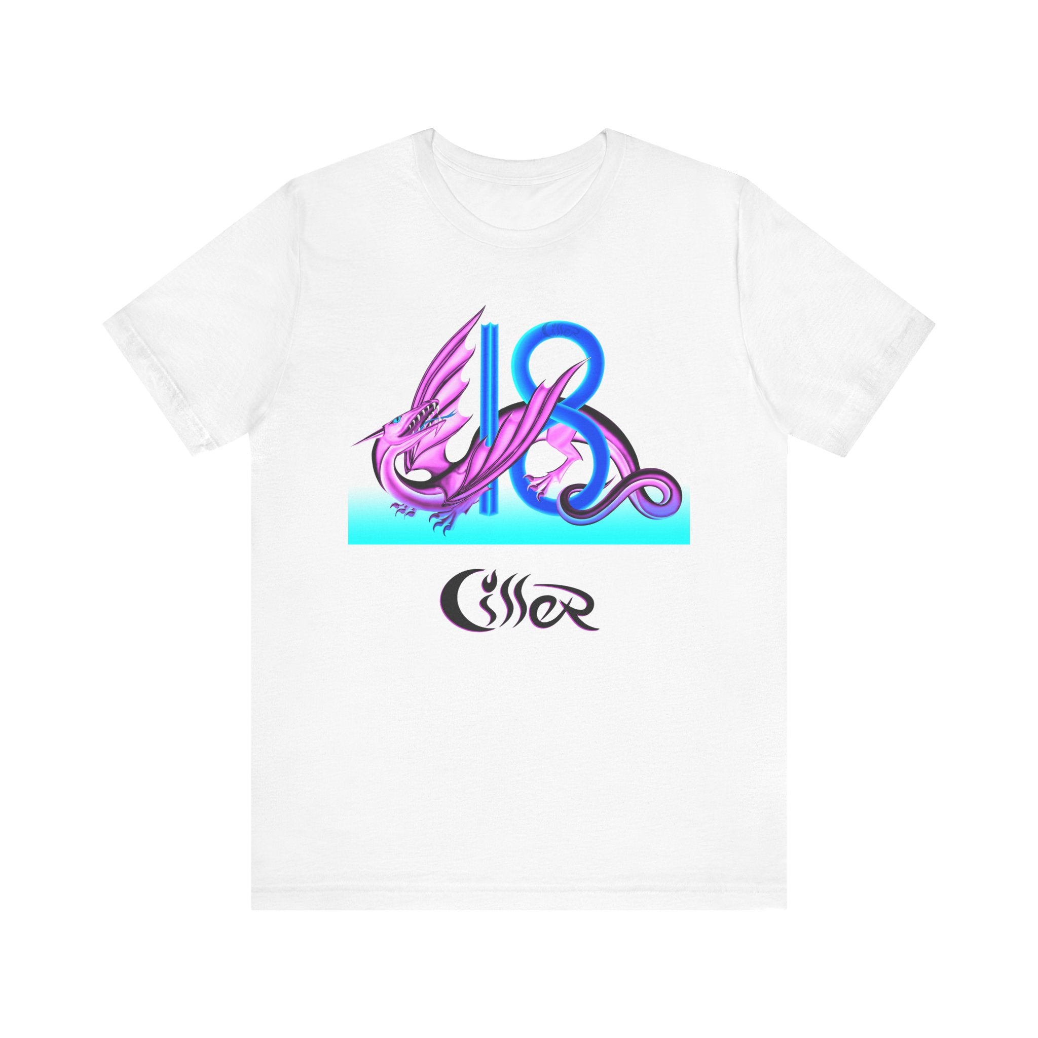 Pink Neon Dragon 18 T-shirt