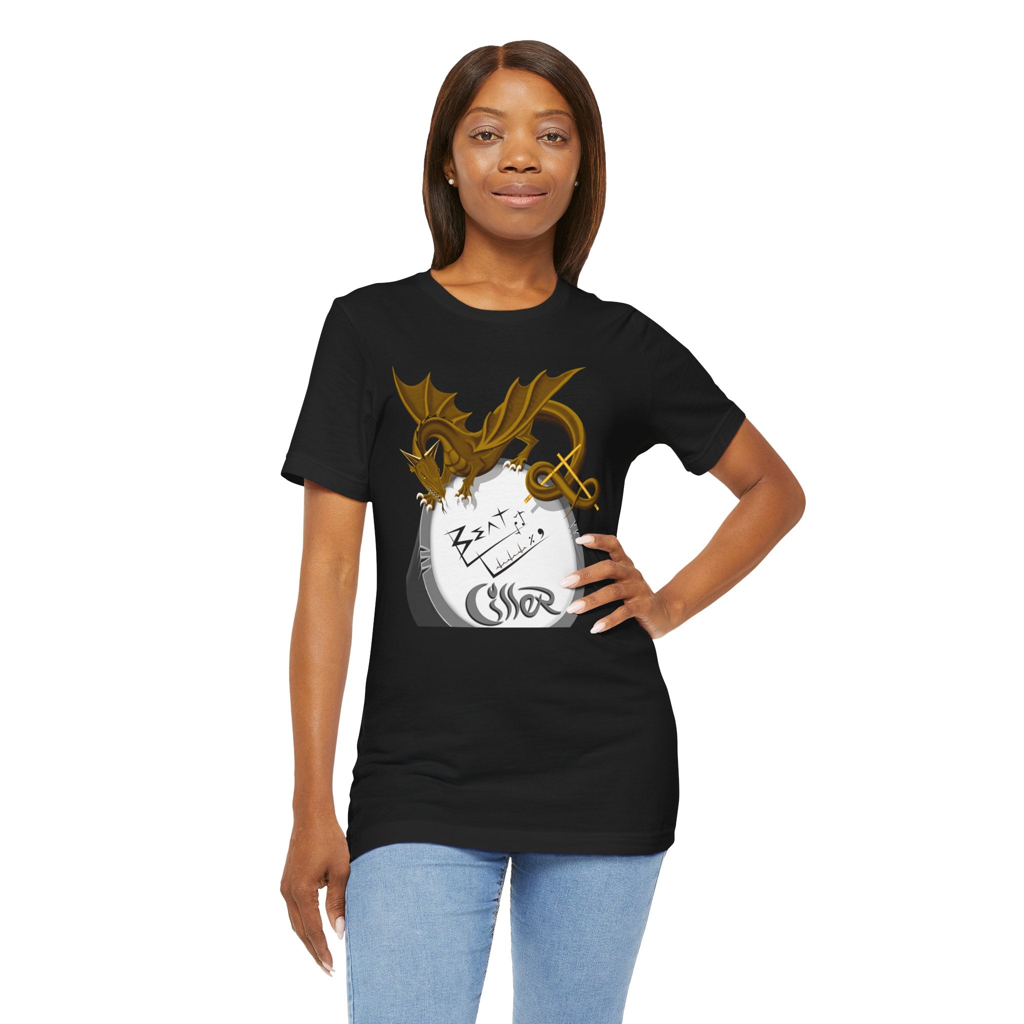 Earthy Drummer Dragon T‑Shirt
