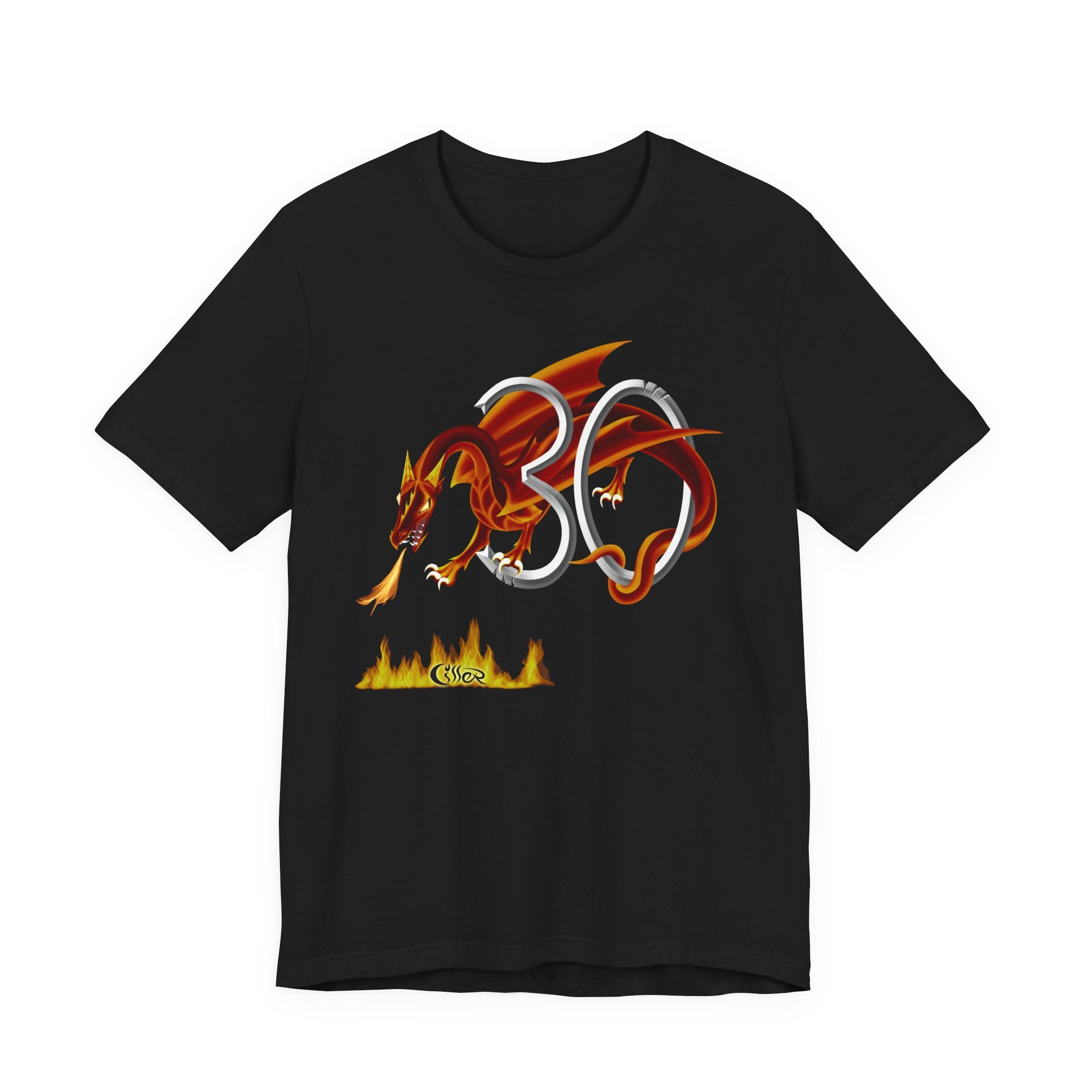 Fire Dragon 30 Graphic T‑Shirt