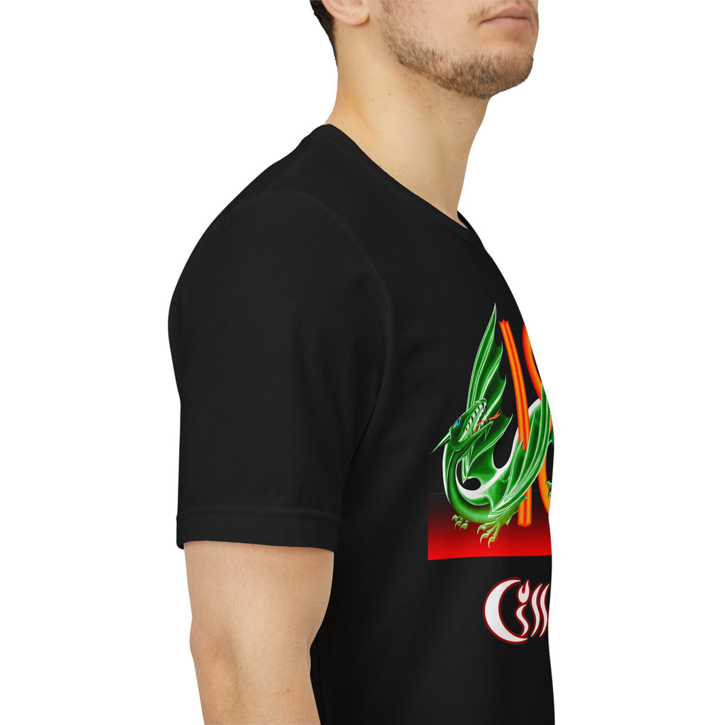 Green 18 Stylized Dragon T-shirt