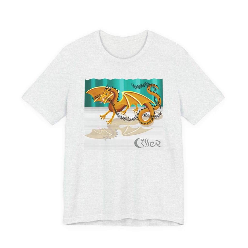 Musical Golden Dragon Graphic T-shirt
